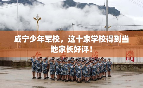 咸宁少年军校，这十家学校得到当地家长好评！