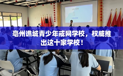 亳州谯城青少年戒网学校，权威推出这十家学校！