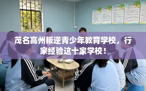 茂名高州叛逆青少年教育学校，行家经验这十家学校！