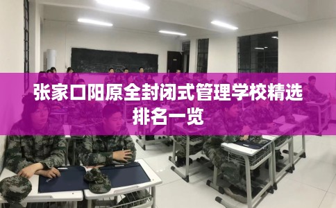 张家口阳原全封闭式管理学校精选排名一览
