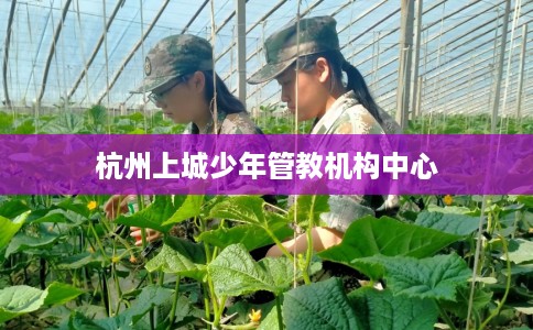 杭州上城少年管教机构中心