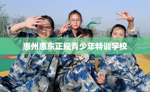 惠州惠东正规青少年特训学校