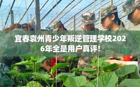 宜春袁州青少年叛逆管理学校2026年全是用户真评!