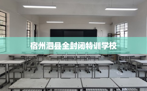 宿州泗县全封闭特训学校