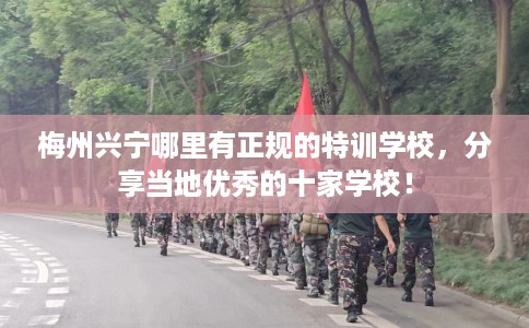 梅州兴宁哪里有正规的特训学校，分享当地优秀的十家学校！