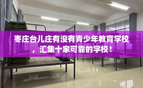 枣庄台儿庄有没有青少年教育学校，汇集十家可靠的学校！