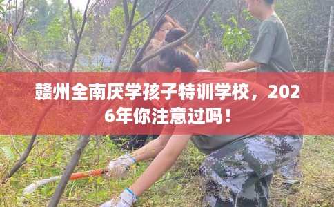 赣州全南厌学孩子特训学校，2026年你注意过吗！