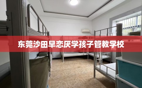 东莞沙田早恋厌学孩子管教学校