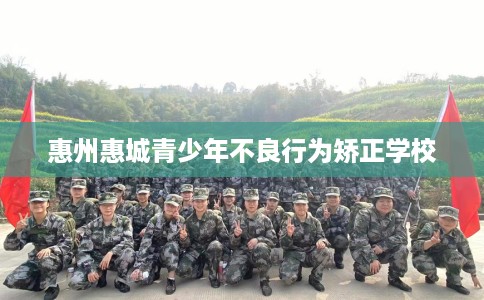 惠州惠城青少年不良行为矫正学校