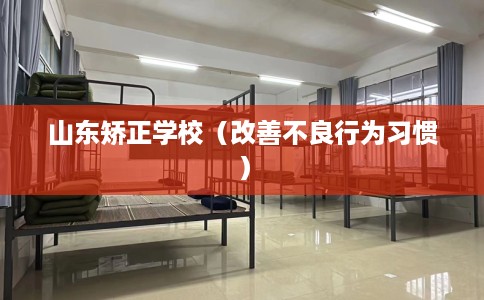山东矫正学校（改善不良行为习惯）