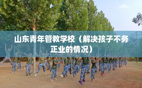 山东青年管教学校（解决孩子不务正业的情况）