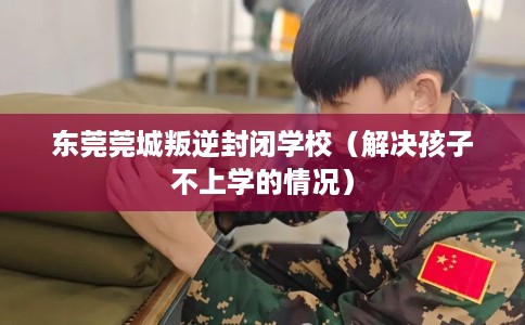 东莞莞城叛逆封闭学校(解决孩子不上学的情况) 东莞莞城叛逆封闭学校(解决孩子不上学的情况)
