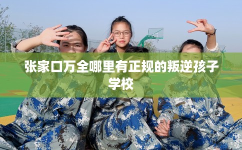 张家口万全哪里有正规的叛逆孩子学校