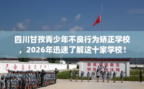 四川甘孜青少年不良行为矫正学校，2026年迅速了解这十家学校！