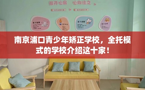 南京浦口青少年矫正学校，全托模式的学校介绍这十家！