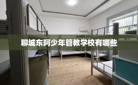 聊城东阿少年管教学校有哪些