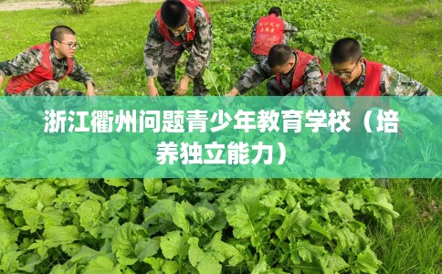 浙江衢州问题青少年教育学校（培养独立能力）