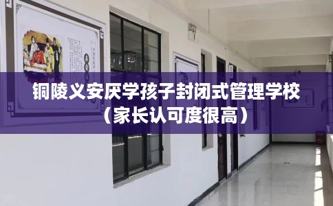 铜陵义安厌学孩子封闭式管理学校（家长认可度很高）