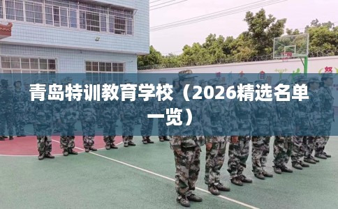 青岛特训教育学校（2026精选名单一览）