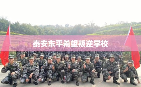 泰安东平希望叛逆学校