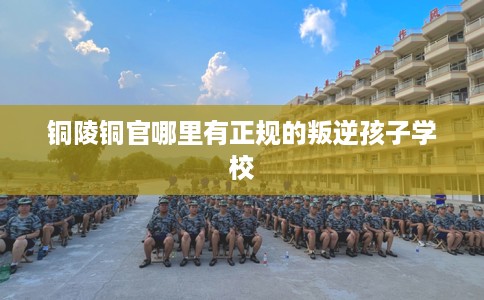 铜陵铜官哪里有正规的叛逆孩子学校