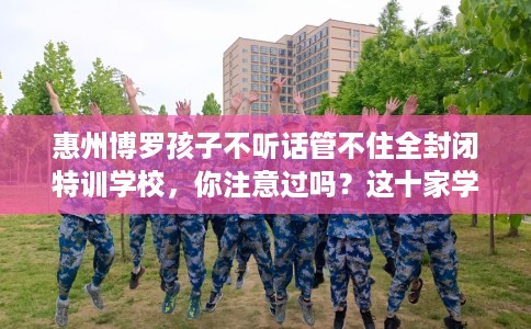 惠州博罗孩子不听话管不住全封闭特训学校，你注意过吗？这十家学校！