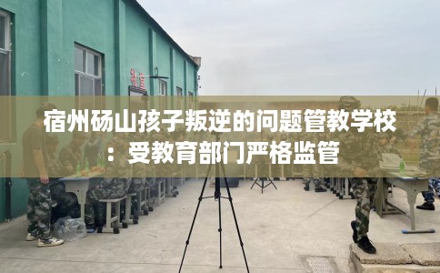 宿州砀山孩子叛逆的问题管教学校：受教育部门严格监管