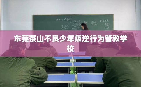 东莞茶山不良少年叛逆行为管教学校
