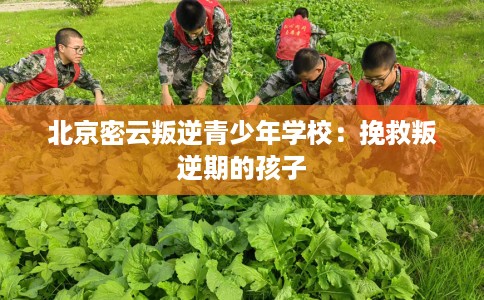 北京密云叛逆青少年学校：挽救叛逆期的孩子