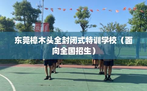 东莞樟木头全封闭式特训学校（面向全国招生）