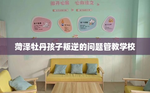 菏泽牡丹孩子叛逆的问题管教学校