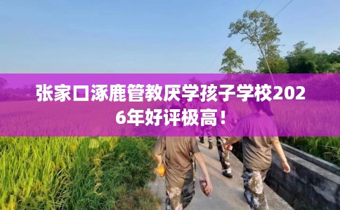 张家口涿鹿管教厌学孩子学校2026年好评极高！
