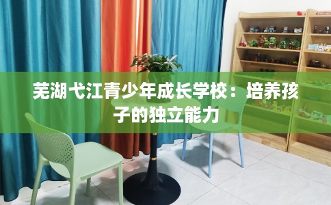 芜湖弋江青少年成长学校：培养孩子的独立能力