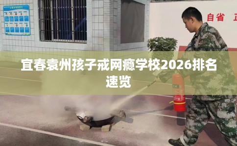 宜春袁州孩子戒网瘾学校2026排名速览