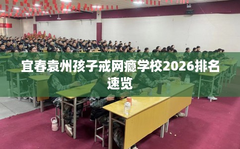 宜春袁州孩子戒网瘾学校2026排名速览