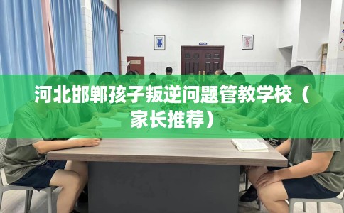河北邯郸孩子叛逆问题管教学校（家长推荐）