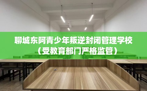 聊城东阿青少年叛逆封闭管理学校（受教育部门严格监管）