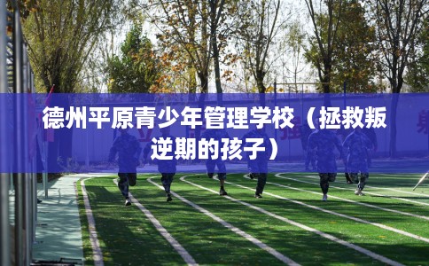 德州平原青少年管理学校（拯救叛逆期的孩子）