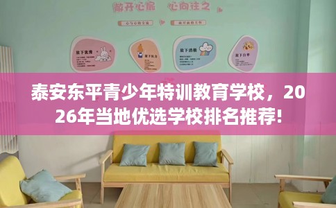 泰安东平青少年特训教育学校，2026年当地优选学校排名推荐!