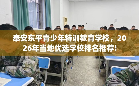 泰安东平青少年特训教育学校，2026年当地优选学校排名推荐!