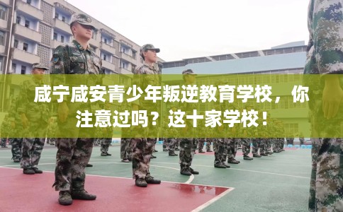 咸宁咸安青少年叛逆教育学校，你注意过吗？这十家学校！