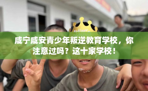 咸宁咸安青少年叛逆教育学校，你注意过吗？这十家学校！