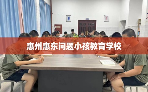 惠州惠东问题小孩教育学校