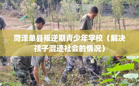 菏泽单县叛逆期青少年学校（解决孩子混迹社会的情况）