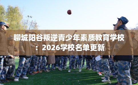 聊城阳谷叛逆青少年素质教育学校：2026学校名单更新