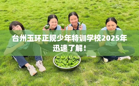 台州玉环正规少年特训学校2025年迅速了解！