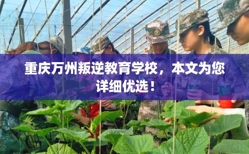 重庆万州叛逆教育学校，本文为您详细优选！