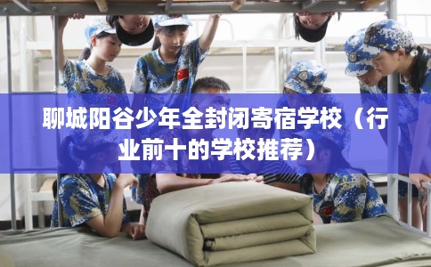 聊城阳谷少年全封闭寄宿学校（行业前十的学校推荐）