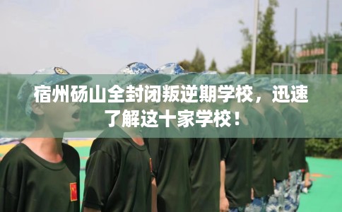 宿州砀山全封闭叛逆期学校，迅速了解这十家学校！