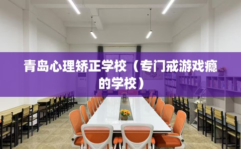 青岛心理矫正学校（专门戒游戏瘾的学校）